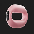 Portable Fascia Ring Muscle Massager – 9 Vibration Modes | USB Rechargeable | Deep Tissue Body Massage Device (Pink & White) Auto Body Fit