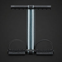 Premium Double Spring Abdominal Tummy Trimmer Exercise Bar with Foot Pedals