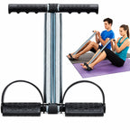 Premium Double Spring Abdominal Tummy Trimmer Exercise Bar with Foot Pedals Auto Body Fit